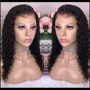 Burmese curly lace frontal wig